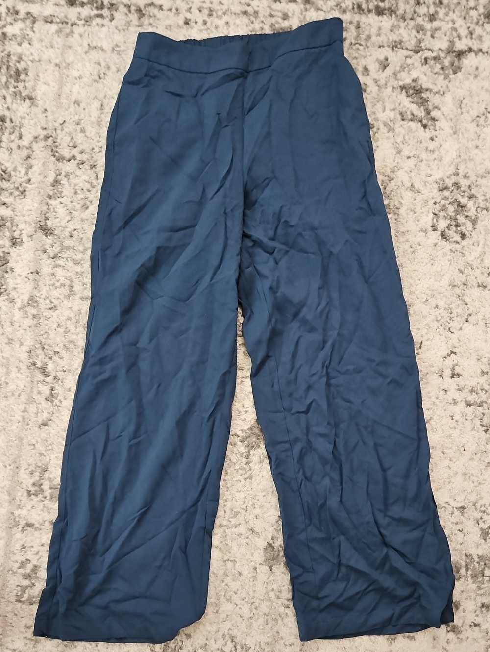 Old Navy Women's Wide-Leg Pants in Deep Blue
